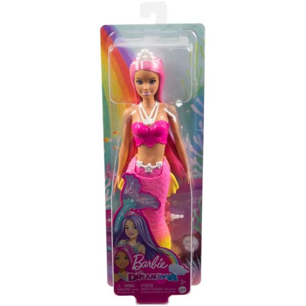 Angebot: Mattel Barbie Dreamtopia Meerjungfrau Puppe Pink für nur 19.25  kaufen